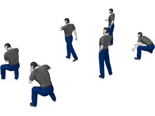 People Collection 3D Model preview