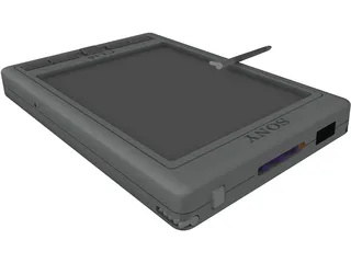 Sony Clie PDA 3D Model preview