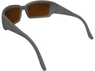 Sunglasses Plastic 3D Model preview