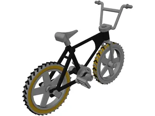 Kids Bike 3D Model preview
