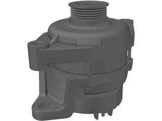 Alternator 3D Model preview