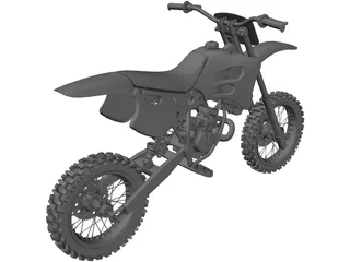 KTM Mini Bike 3D Model preview
