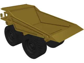 Mining Truck 3D Model preview