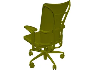 Allsteel Chair 1 3D Model preview