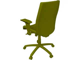 Allsteel Chair 2 3D Model preview