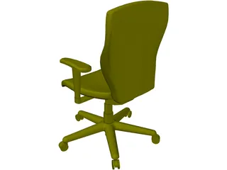 Allsteel Chair 3 3D Model preview