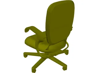Allsteel Chair 8 3D Model preview