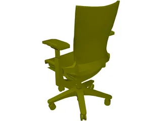 Allsteel Chair 9 3D Model preview