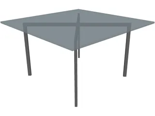 Mies van der Rohe-Barcelona Table 3D Model preview