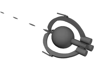 Tri-Fighter 3D Model preview