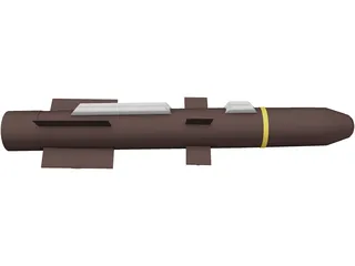 Hellfire MSL 3D Model preview
