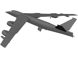 EB-52 Old Dog 3D Model preview