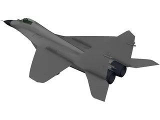 MiG-29A 3D Model preview