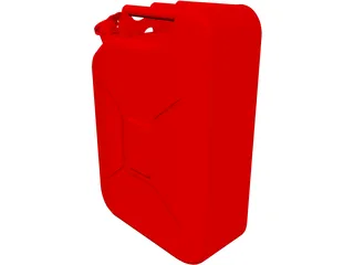Jerrycan 3D Model preview