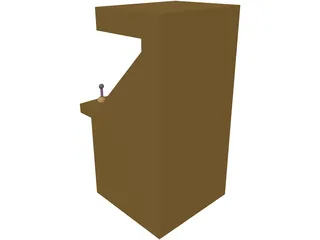 Generic Arcade Cabinet 3D Model preview