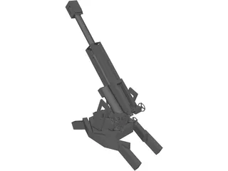 Funny Cannon 3D Model preview