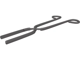 Lab Tongs 3D Model preview