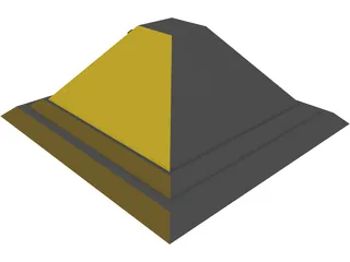 Alien Pyramid 3D Model preview