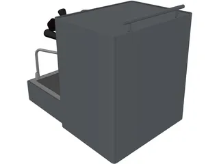 ECM Espresso Machine 3D Model preview
