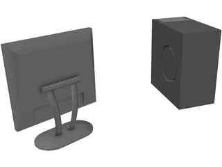 Dell Computer 3D Model preview
