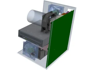 Electronic Components 3D Model preview