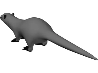 Otter 3D Model preview