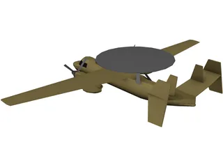 AWACS 3D Model preview