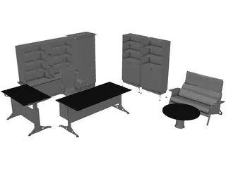 Room Interior 3D Model preview