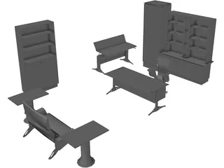Room Interior 3D Model preview