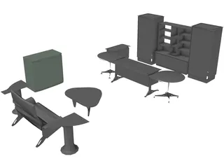 Room Interior 3D Model preview