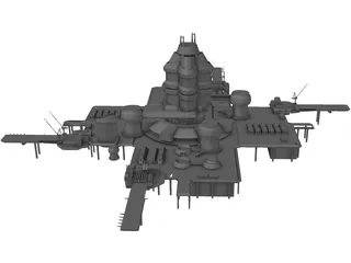 SF Base 3D Model preview