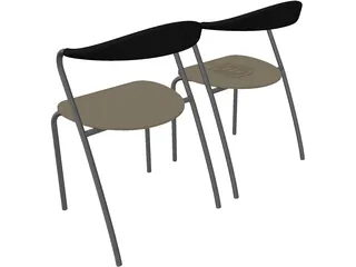 Chair Cube 3D Model preview