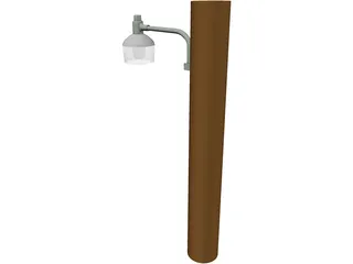 Street Lamp 3D Model preview