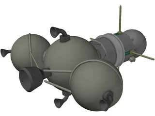 Luna 16 3D Model preview