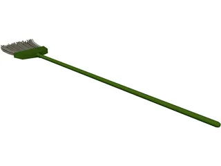 Sweep Broom 3D Model preview