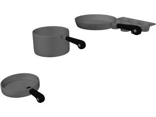 Cook Ware 3D Model preview