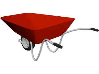 Wheelbarrow 3D Model preview