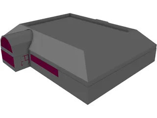 Retail Building 3D Model preview