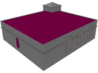 Retail Building 3D Model preview