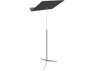 Music Stand 3D Model preview