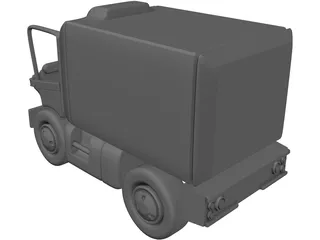 Toon Van 3D Model preview