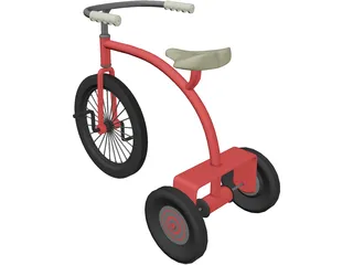 Tricycle 3D Model preview