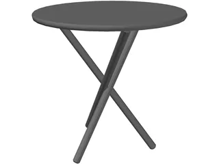 Tripod Table Jabrun 3D Model preview
