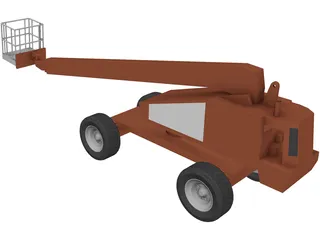 Snorkelift Man-Lift 3D Model preview