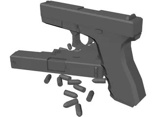 Glock 3D Model preview