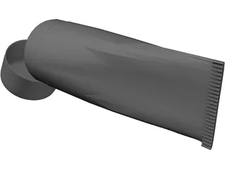 Gel Bottle 3D Model preview