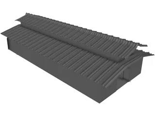 Horse Stalls 3D Model preview