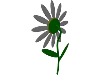 Sunflower 3D Model preview