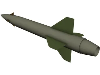 AGM-12 Bullpup Missile 3D Model preview