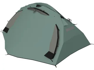 Tent (Small For Travelling And Outdoors) 3D Model preview